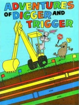 Digger and Trigger Coloring Book: Public Awareness for Kids