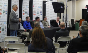 Mike Parilac introduces participants at the 2018 roundtable