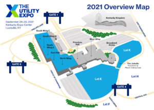 The Utility Expo 2021 overview map revised