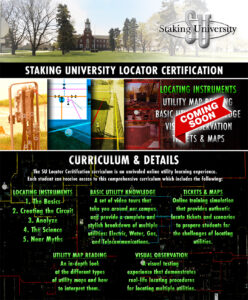 Staking U Locator Training Certification Curriculum