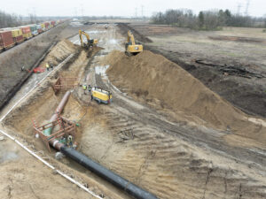 Assessing dewatering progress and trench integrity. Monitoring trench excavation and actuation efficiencies.