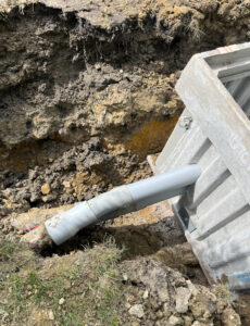 Conduit entering splice box