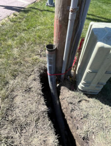 Riser on power pole