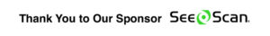 Thank you training sponsor SeeScan.